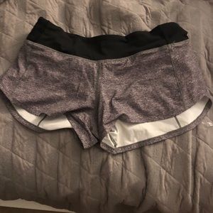 Light grey lululemon Rubin shorts